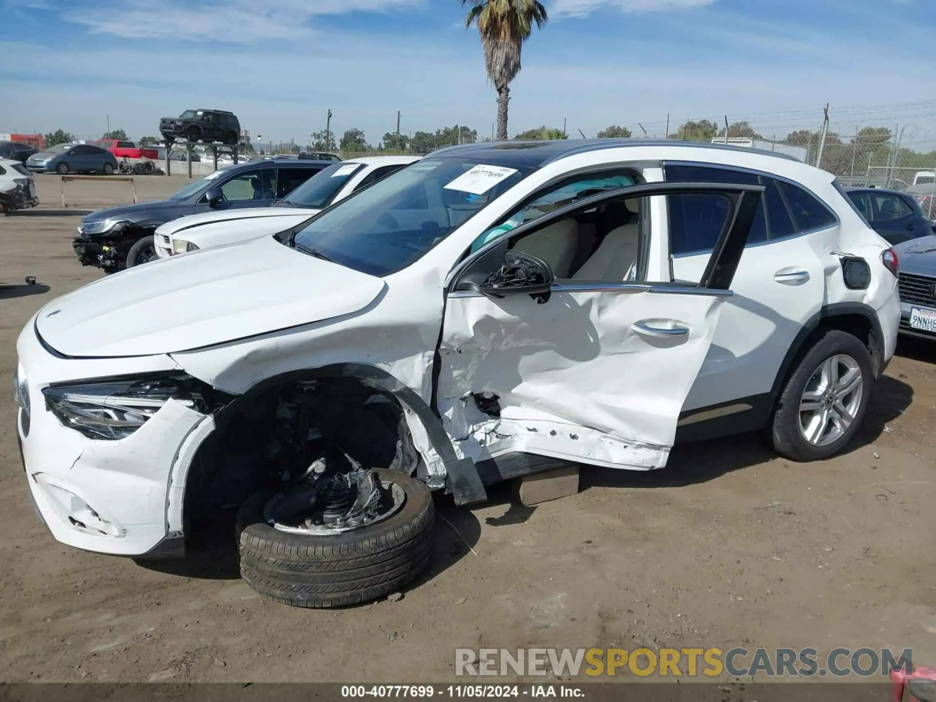 6 fotografías del automóvil dañado W1N4N4HB8PJ469186 MERCEDES-BENZ GLA 250 2023