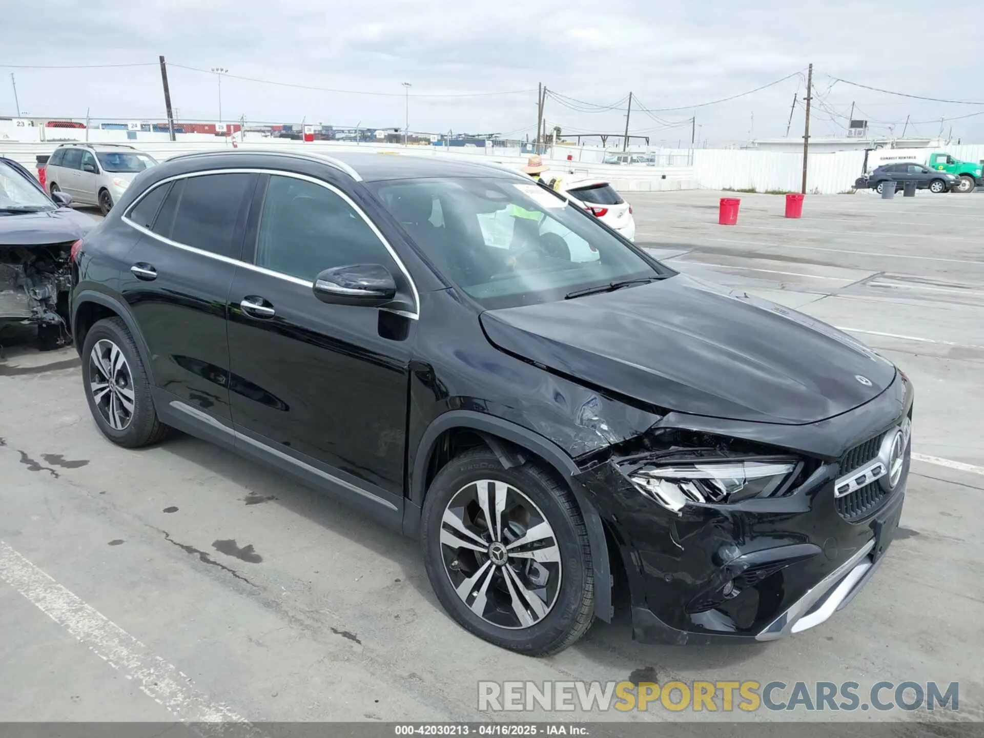 1 fotografías del automóvil dañado W1N4N4GB6SJ672085 MERCEDES-BENZ GLA 250 2025