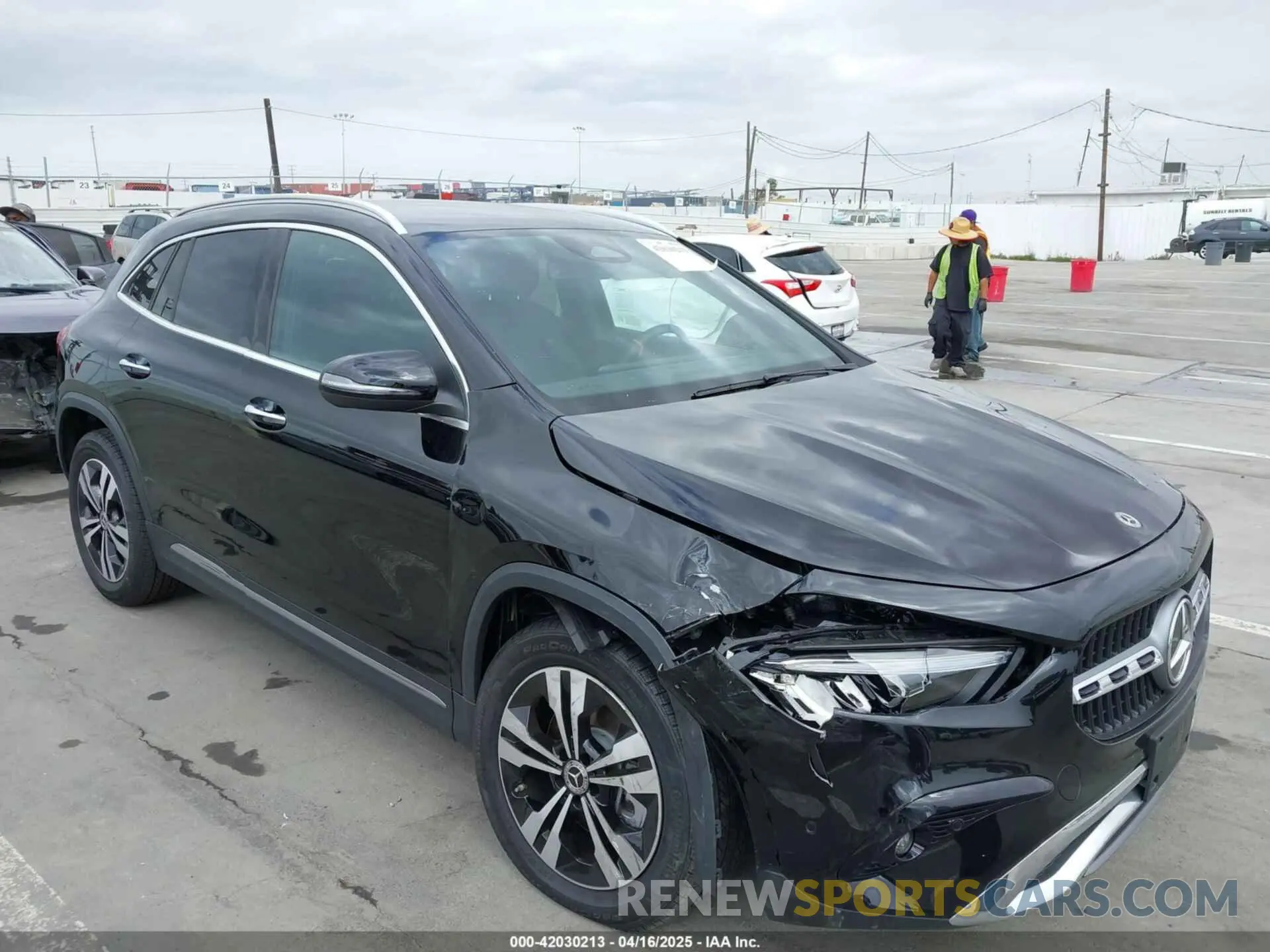 6 fotografías del automóvil dañado W1N4N4GB6SJ672085 MERCEDES-BENZ GLA 250 2025