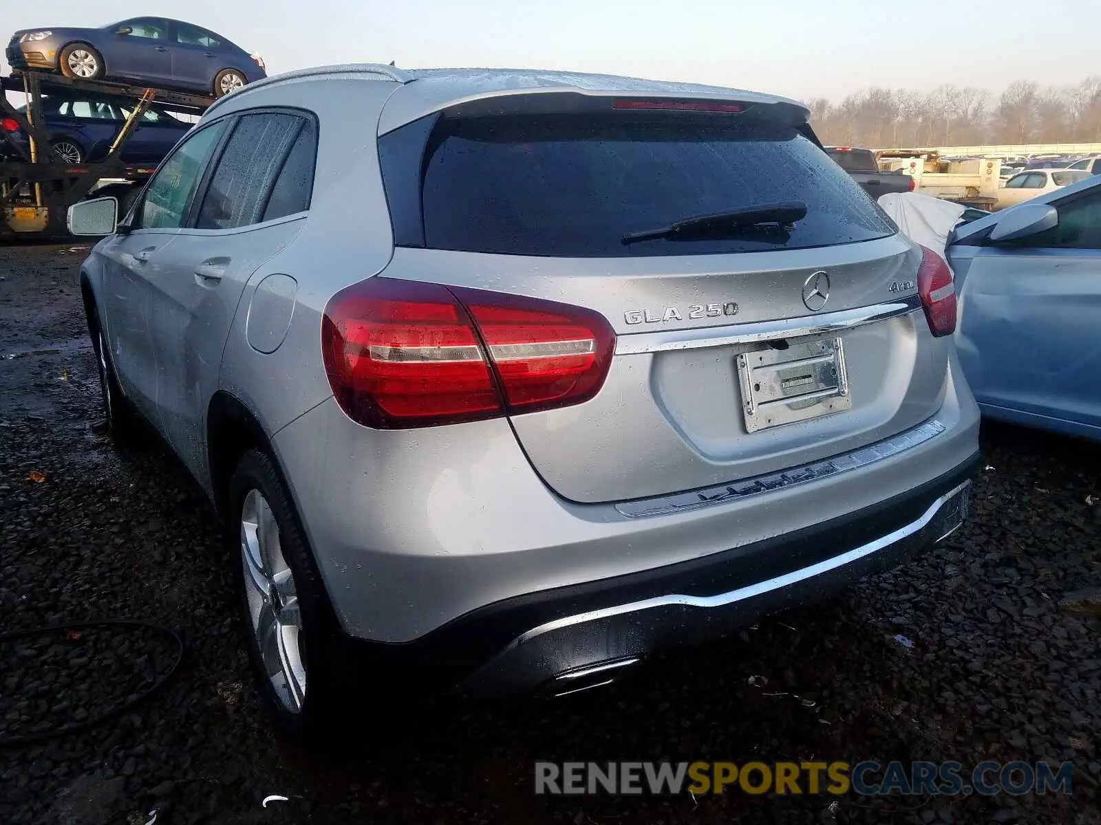 3 fotografías del automóvil dañado WDCTG4GB2KU016570 MERCEDES-BENZ GLA 250 4M 2019