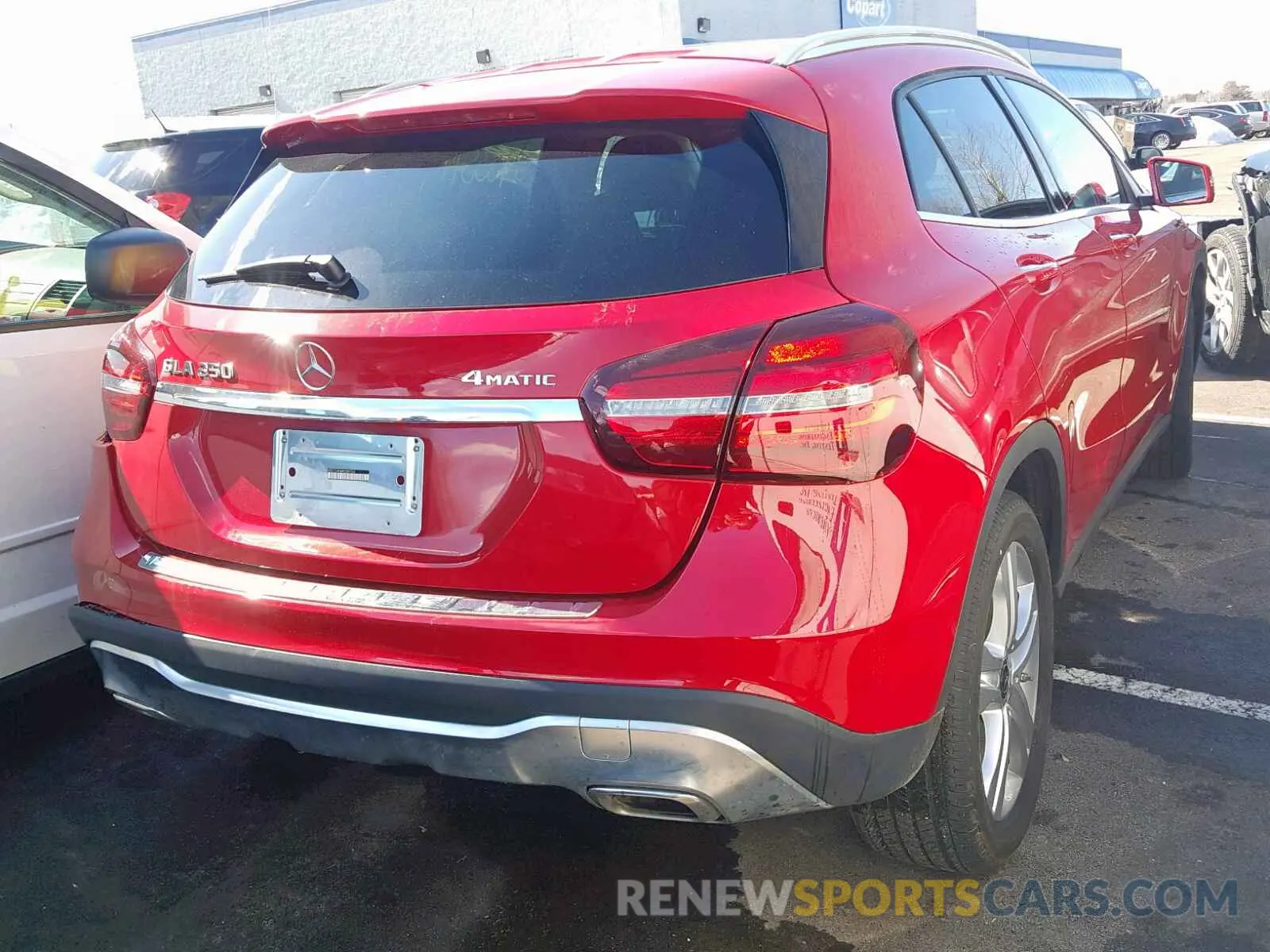 4 fotografías del automóvil dañado WDCTG4GB4KJ589763 MERCEDES-BENZ GLA 250 4M 2019