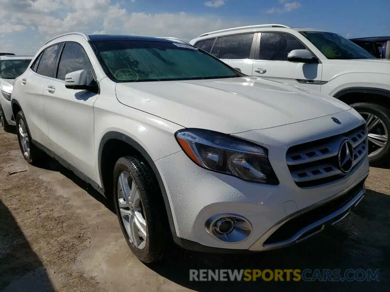 1 fotografías del automóvil dañado WDCTG4EB1KU010584 MERCEDES-BENZ GLA-CLASS 2019