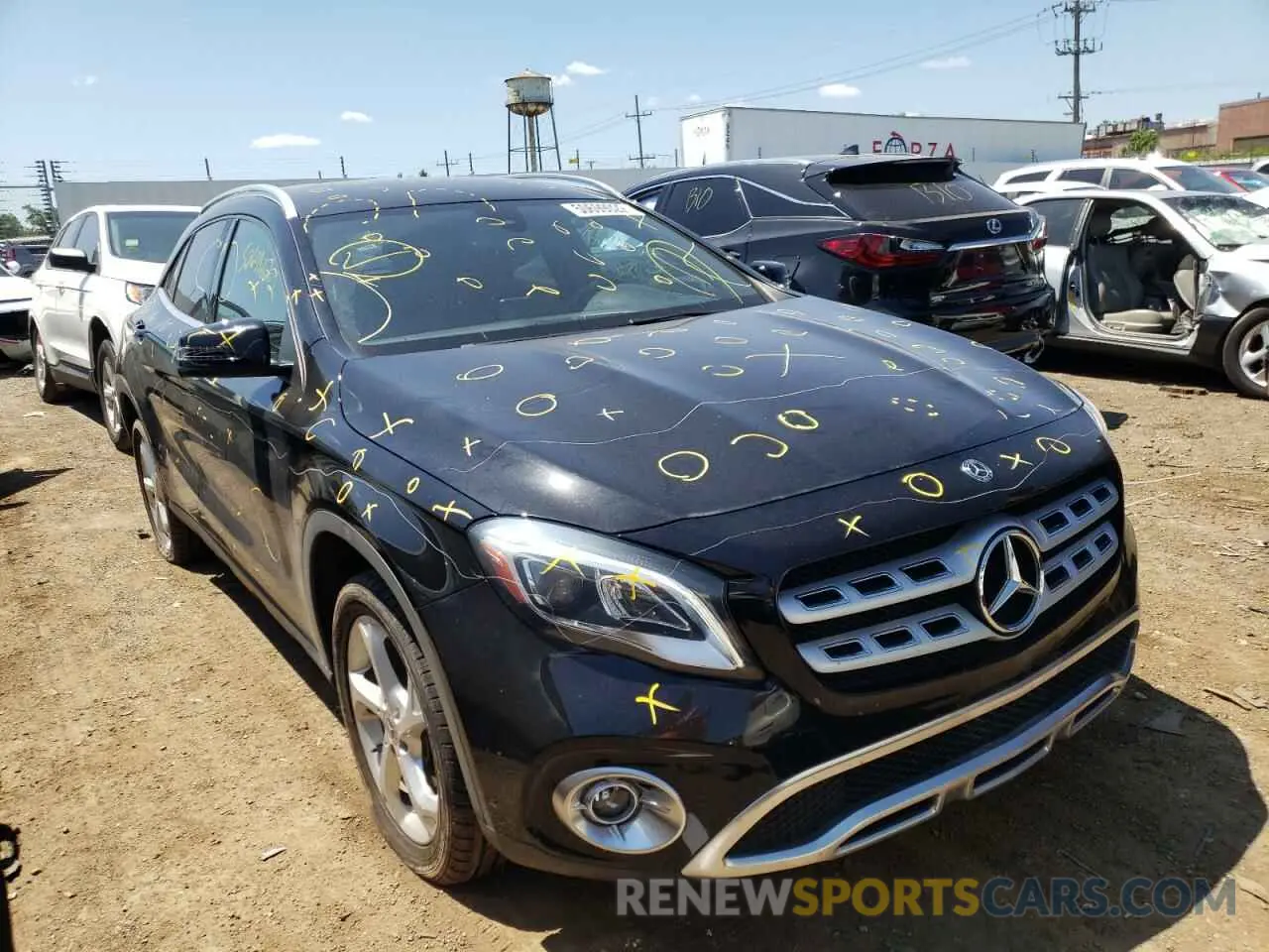 1 fotografías del automóvil dañado WDCTG4EB4KU003449 MERCEDES-BENZ GLA-CLASS 2019