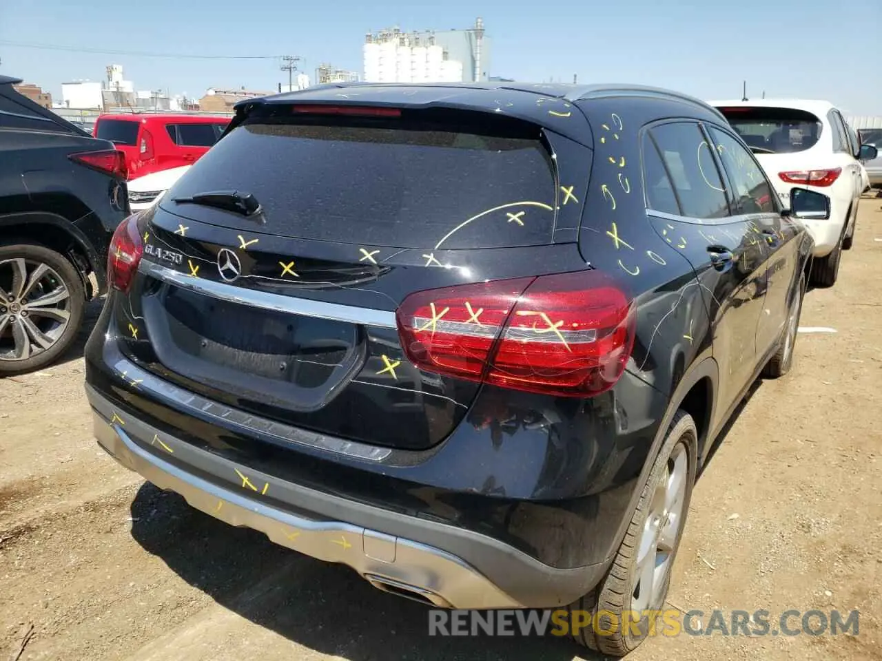4 fotografías del automóvil dañado WDCTG4EB4KU003449 MERCEDES-BENZ GLA-CLASS 2019