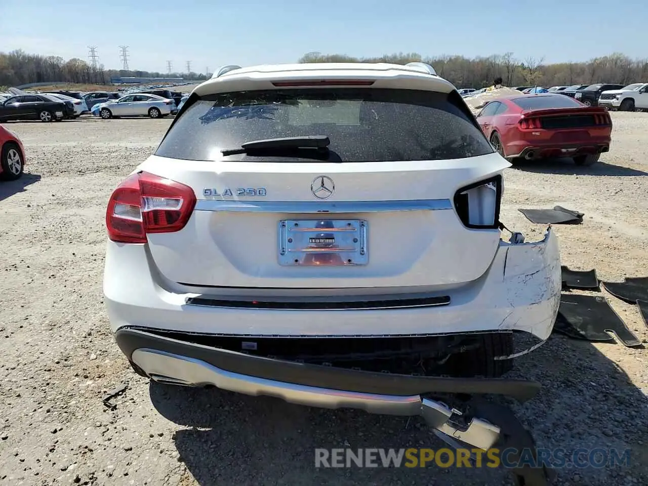 6 fotografías del automóvil dañado WDCTG4EB5KU016551 MERCEDES-BENZ GLA-CLASS 2019