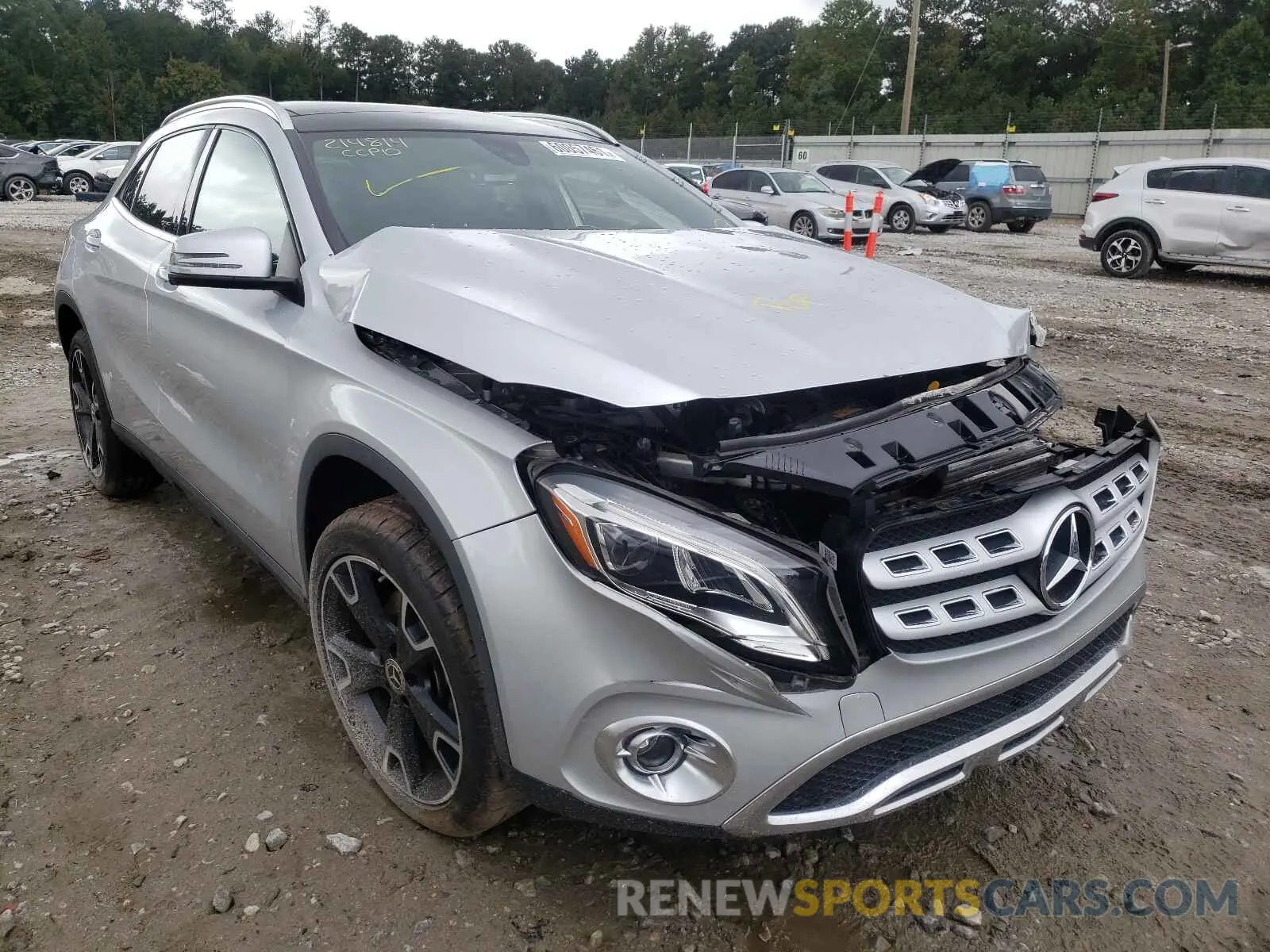 1 fotografías del automóvil dañado WDCTG4EB6KU007518 MERCEDES-BENZ GLA-CLASS 2019