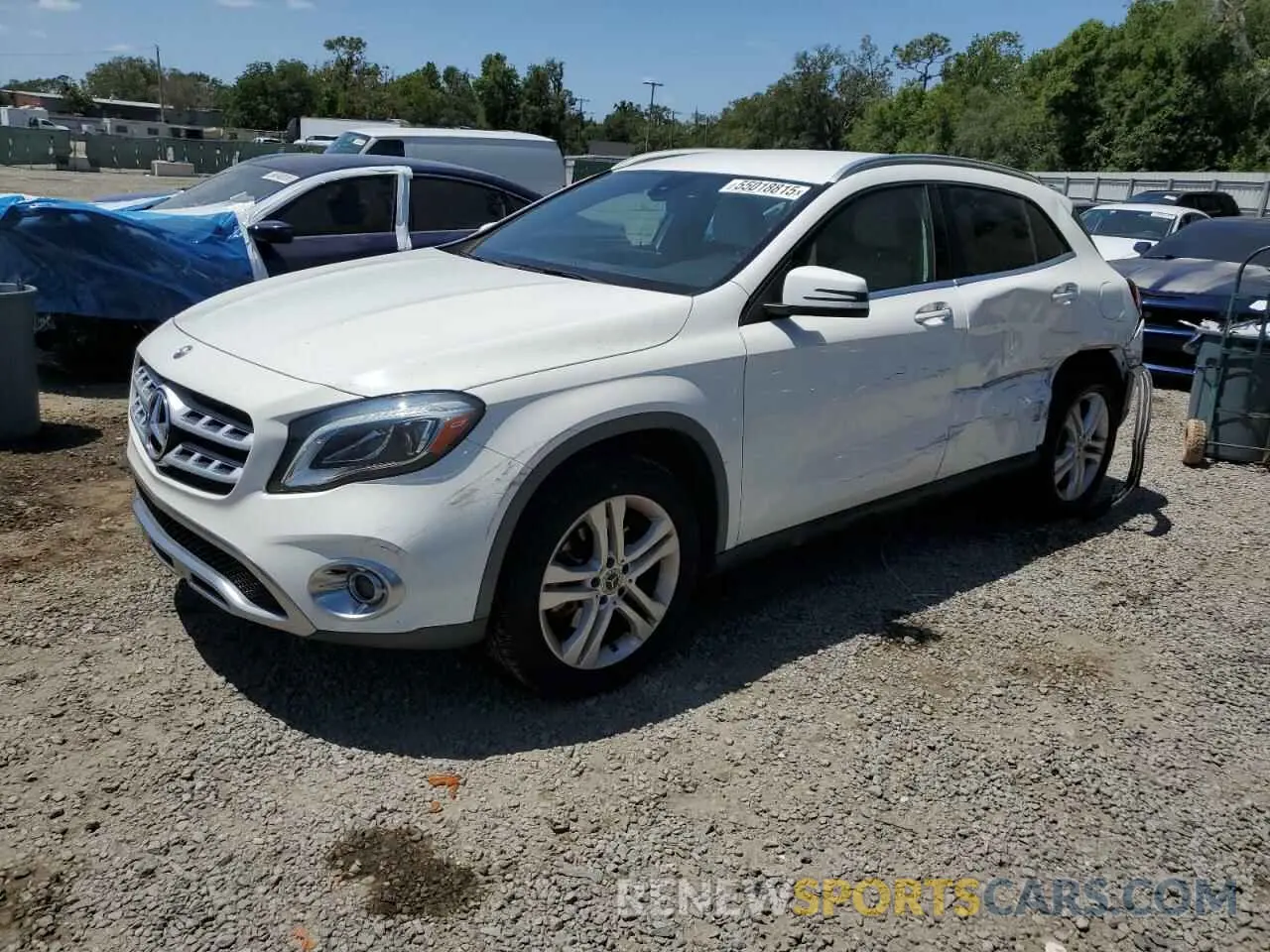 1 fotografías del automóvil dañado WDCTG4EB7KU003915 MERCEDES-BENZ GLA-CLASS 2019