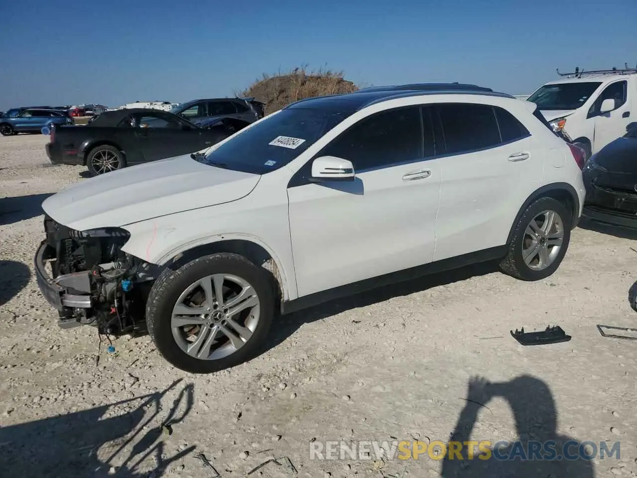 1 fotografías del automóvil dañado WDCTG4EB7KU012839 MERCEDES-BENZ GLA-CLASS 2019