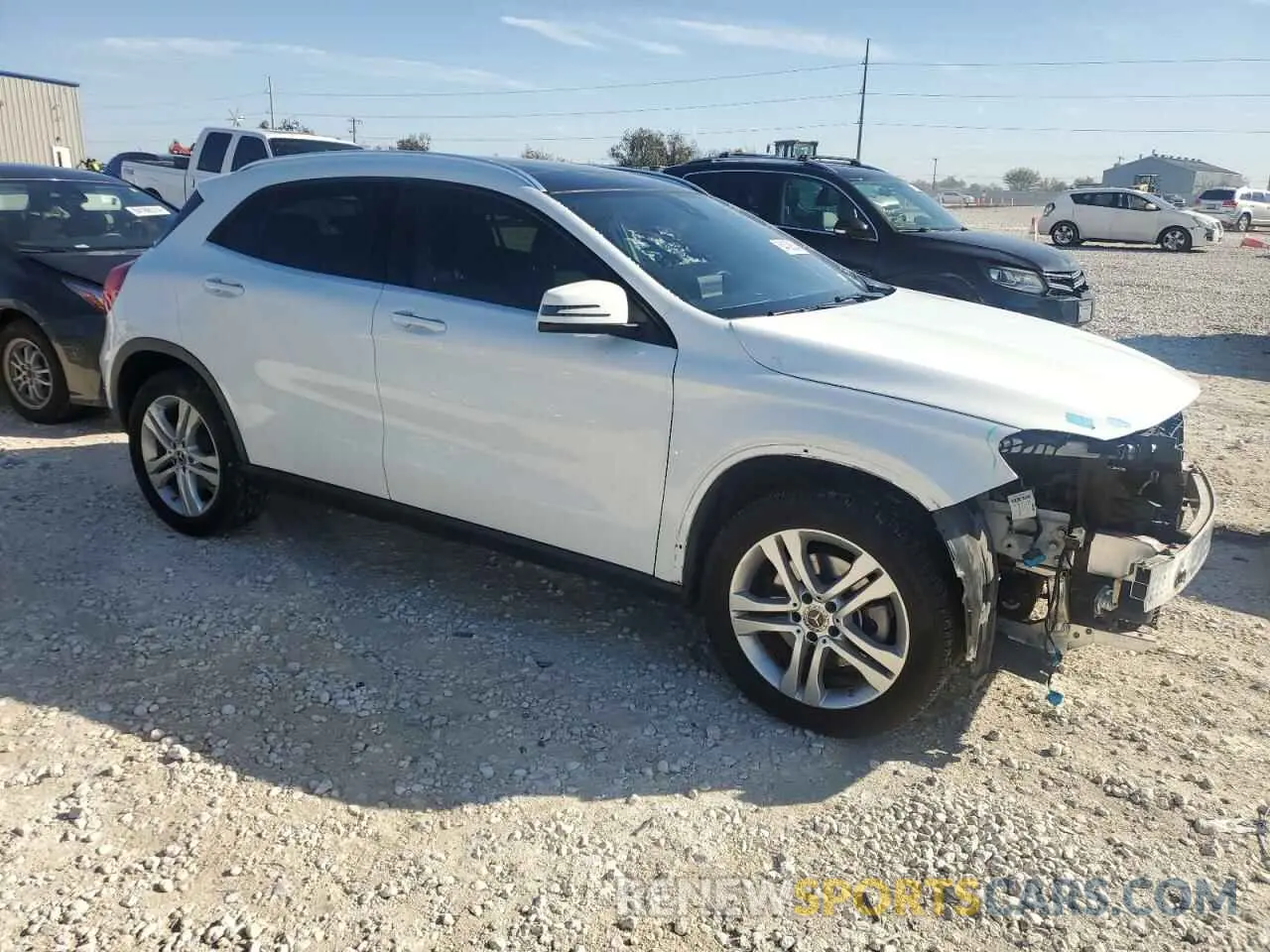 4 fotografías del automóvil dañado WDCTG4EB7KU012839 MERCEDES-BENZ GLA-CLASS 2019