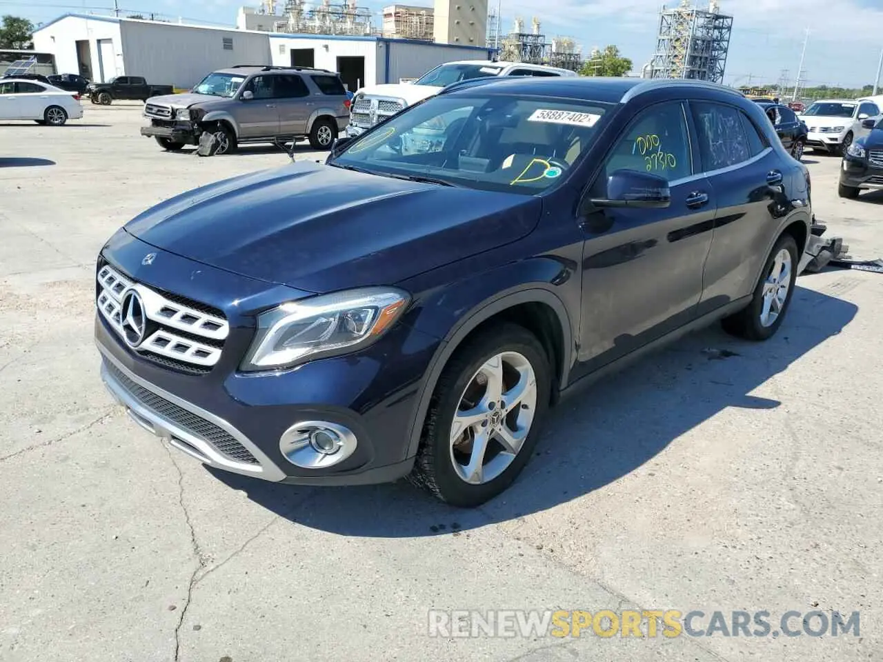 2 fotografías del automóvil dañado WDCTG4EB8KU000604 MERCEDES-BENZ GLA-CLASS 2019