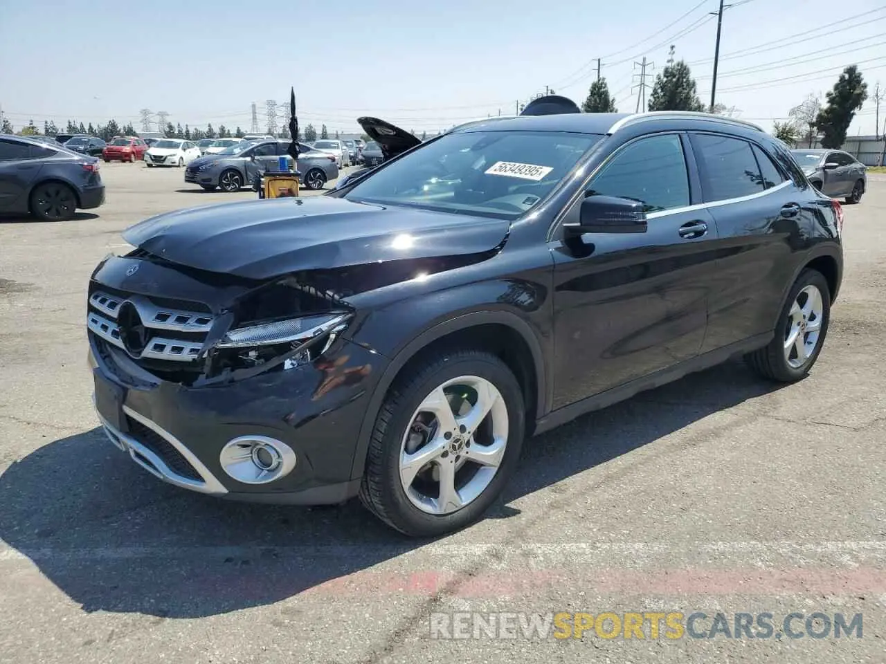 1 fotografías del automóvil dañado WDCTG4EB9KJ551075 MERCEDES-BENZ GLA-CLASS 2019