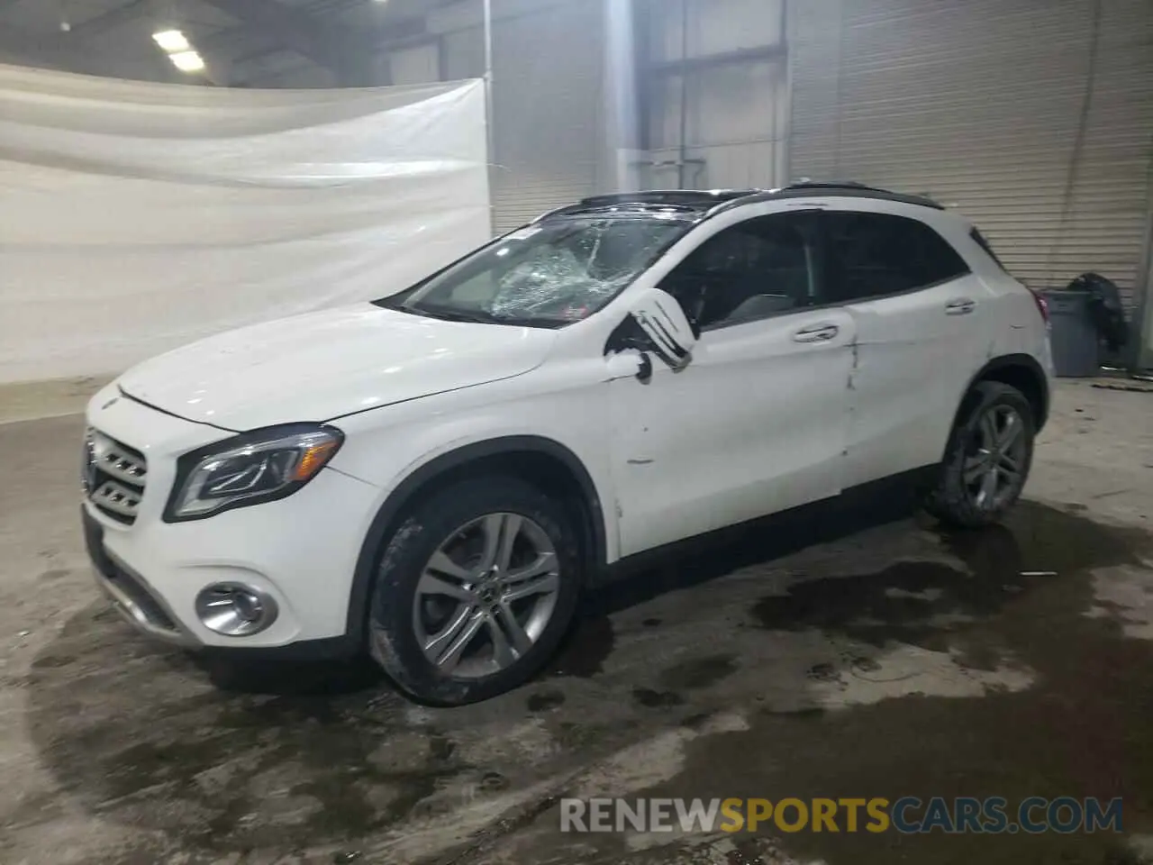 1 fotografías del automóvil dañado WDCTG4GB0KJ587458 MERCEDES-BENZ GLA-CLASS 2019