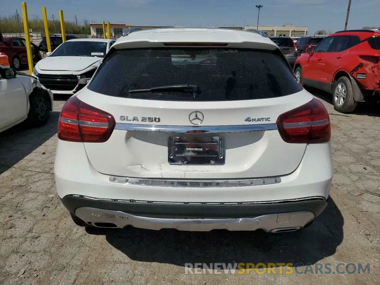 6 fotografías del automóvil dañado WDCTG4GB1KJ574704 MERCEDES-BENZ GLA-CLASS 2019