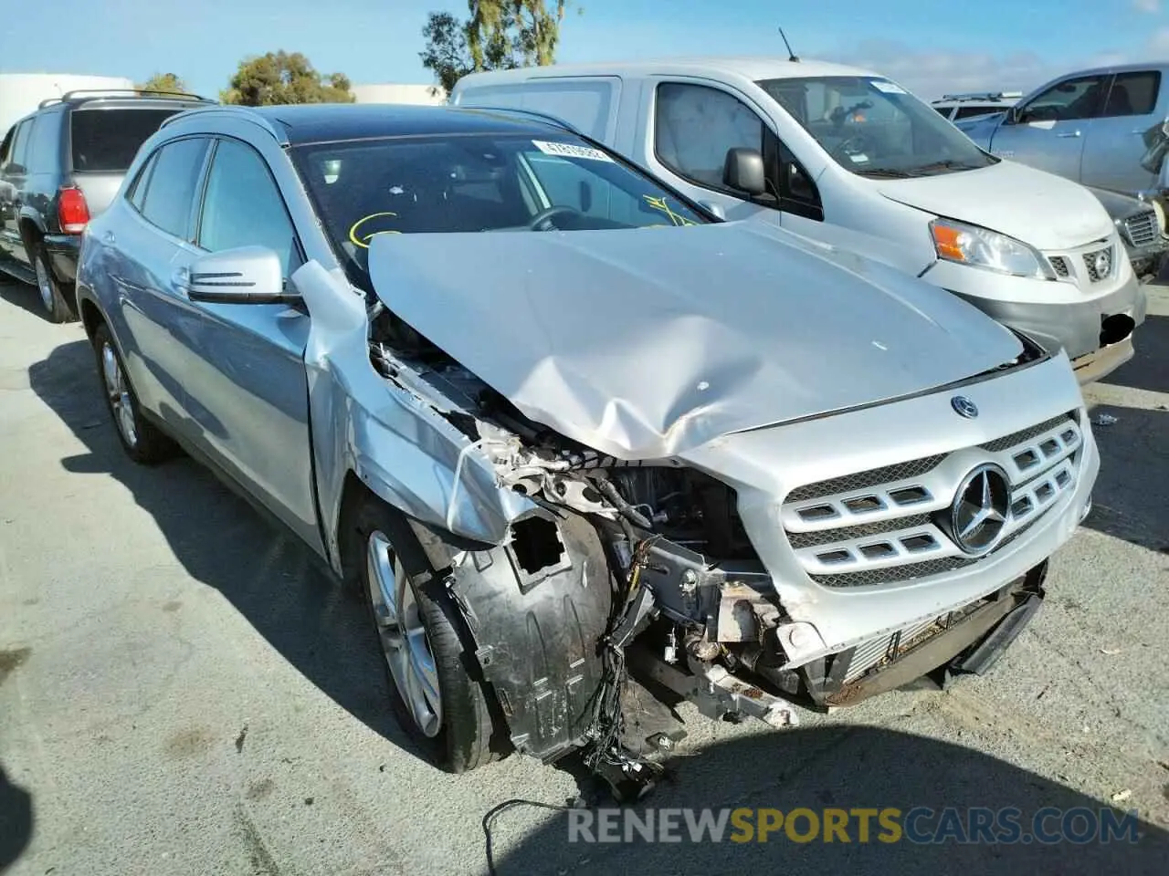 1 fotografías del automóvil dañado WDCTG4GB1KJ612593 MERCEDES-BENZ GLA-CLASS 2019