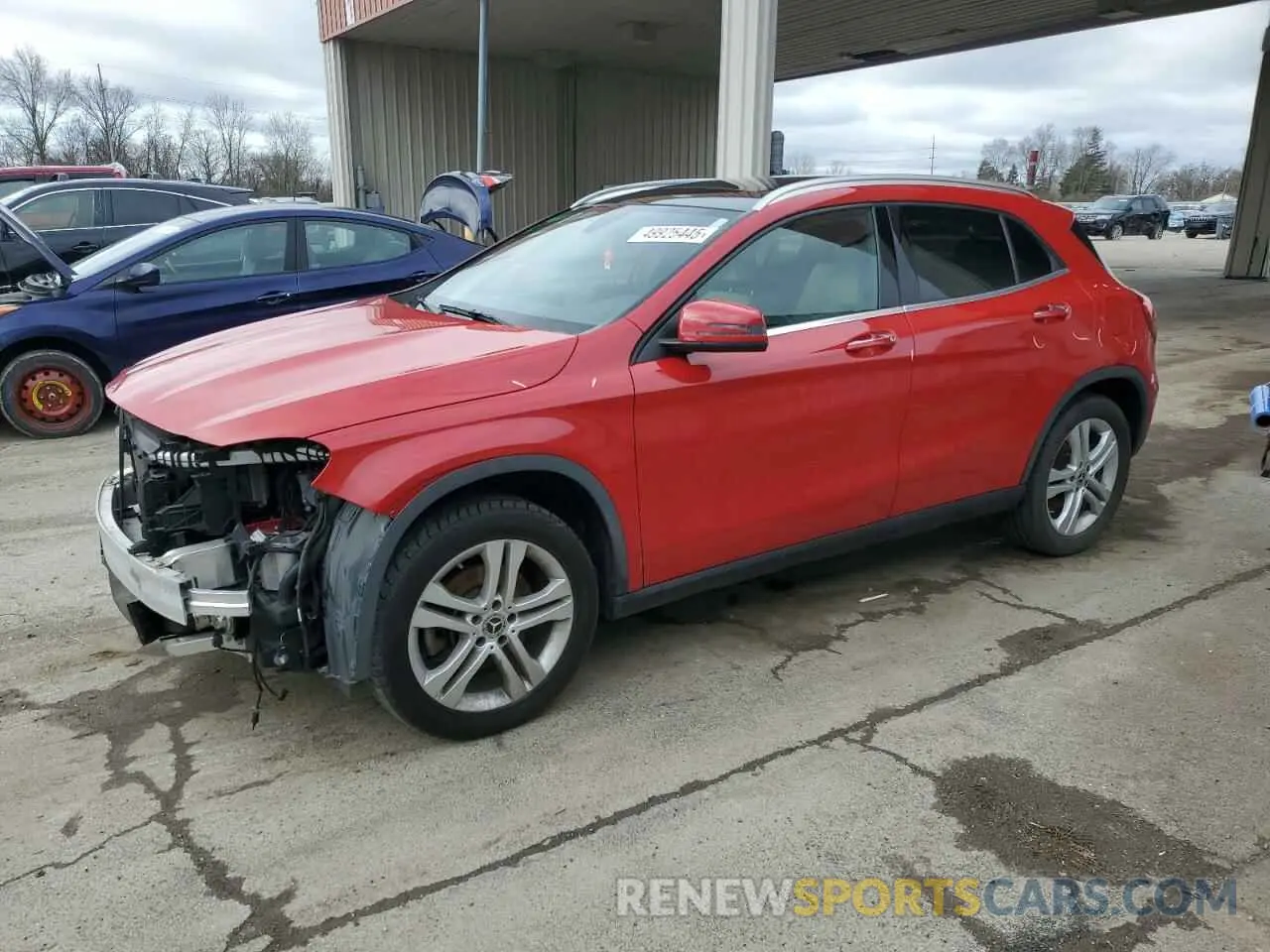 1 fotografías del automóvil dañado WDCTG4GB4KJ549960 MERCEDES-BENZ GLA-CLASS 2019