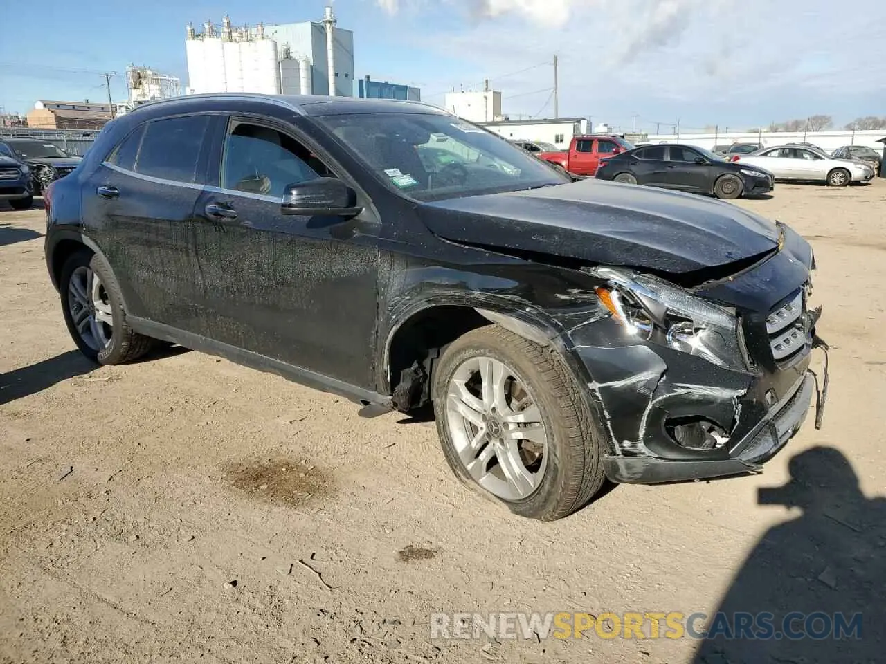 4 fotografías del automóvil dañado WDCTG4GB4KU007241 MERCEDES-BENZ GLA-CLASS 2019