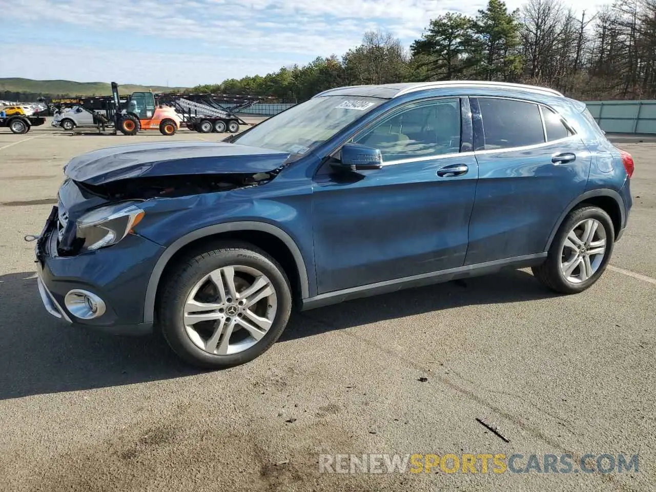 1 fotografías del automóvil dañado WDCTG4GB5KJ617733 MERCEDES-BENZ GLA-CLASS 2019