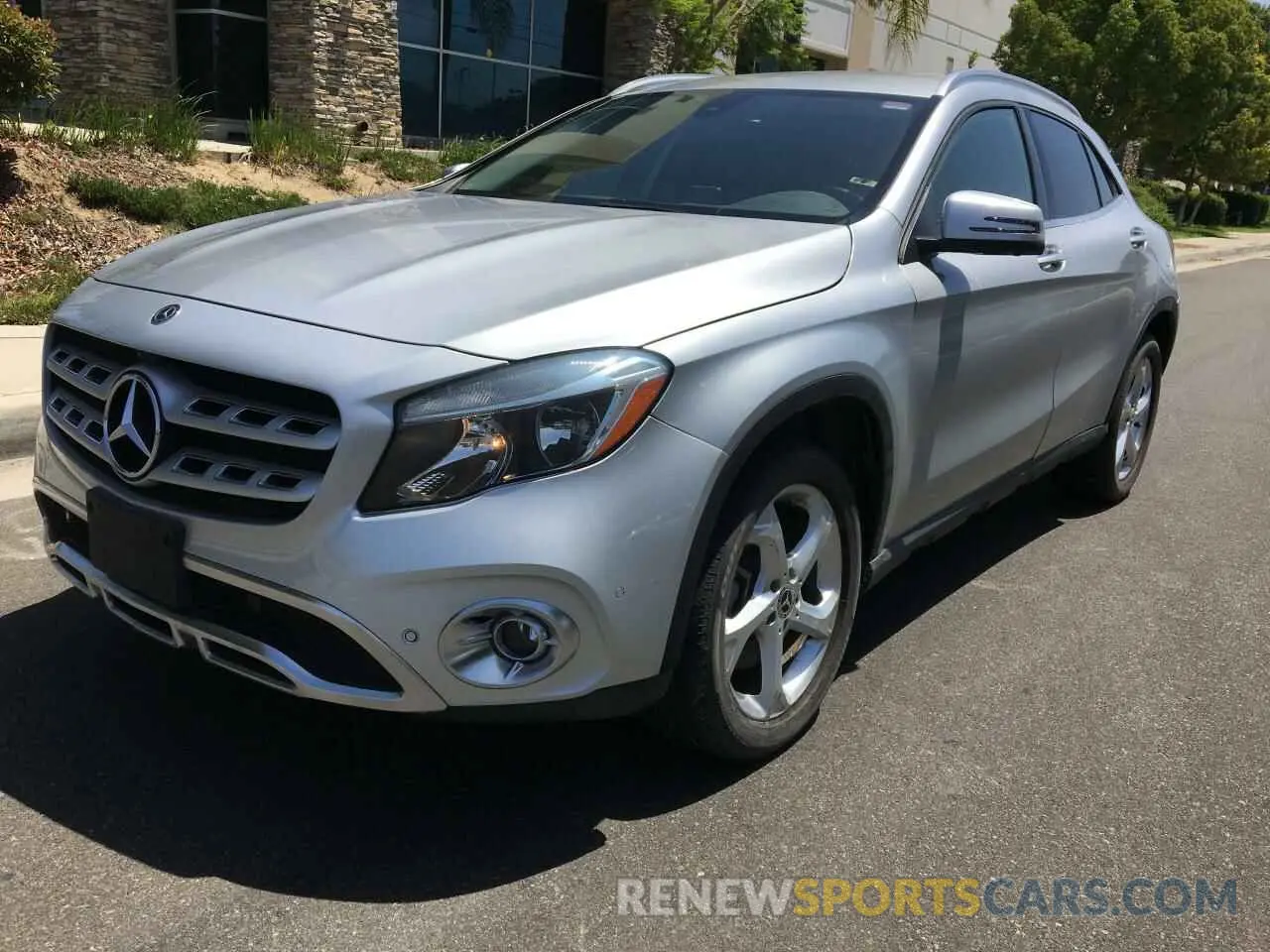 2 fotografías del automóvil dañado WDCTG4GB5KU020029 MERCEDES-BENZ GLA-CLASS 2019