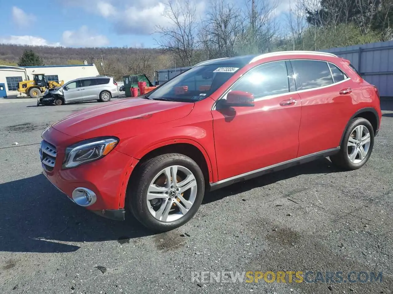 1 fotografías del automóvil dañado WDCTG4GB7KJ543571 MERCEDES-BENZ GLA-CLASS 2019
