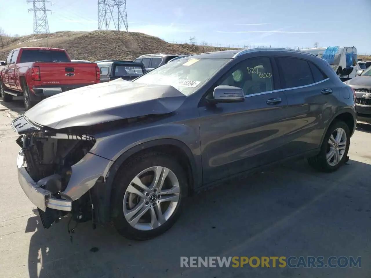 1 fotografías del automóvil dañado WDCTG4GB8KJ586204 MERCEDES-BENZ GLA-CLASS 2019