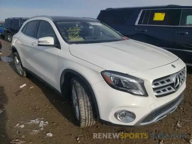1 fotografías del automóvil dañado WDCTG4GB9KJ545497 MERCEDES-BENZ GLA-CLASS 2019