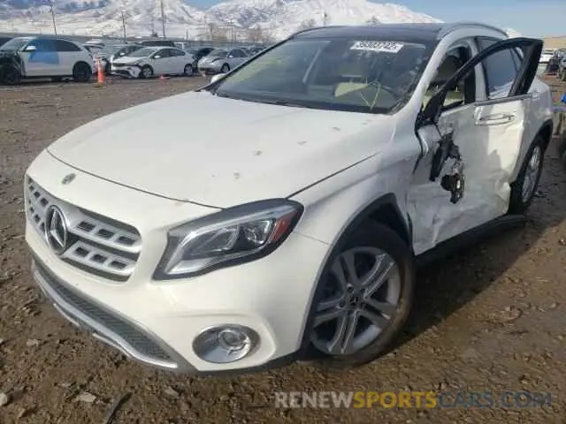 2 fotografías del automóvil dañado WDCTG4GB9KJ545497 MERCEDES-BENZ GLA-CLASS 2019