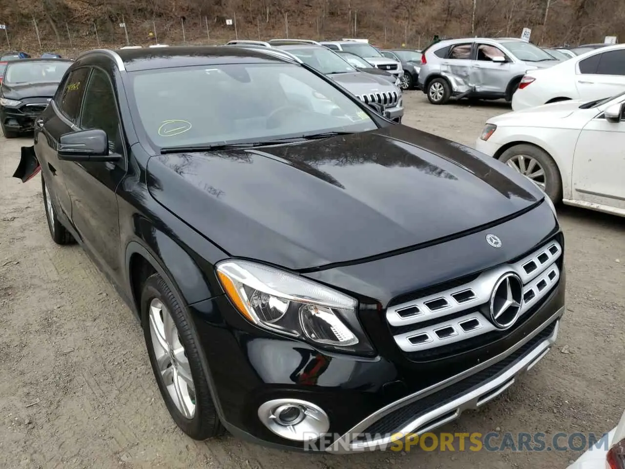 1 fotografías del automóvil dañado WDCTG4GB9KJ552417 MERCEDES-BENZ GLA-CLASS 2019