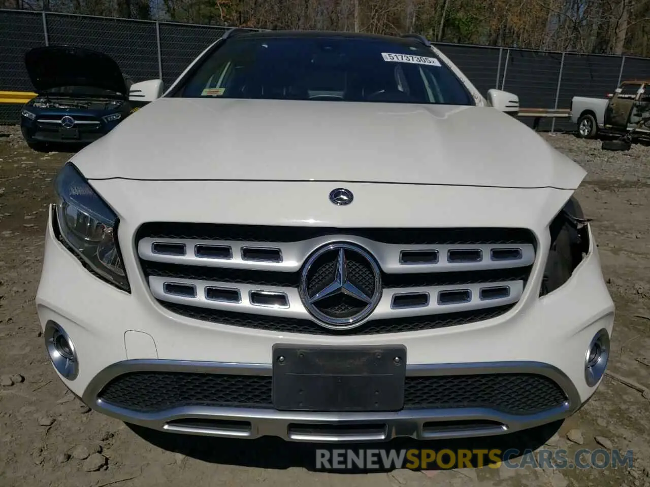 5 fotografías del automóvil dañado WDCTG4GBXKU013545 MERCEDES-BENZ GLA-CLASS 2019