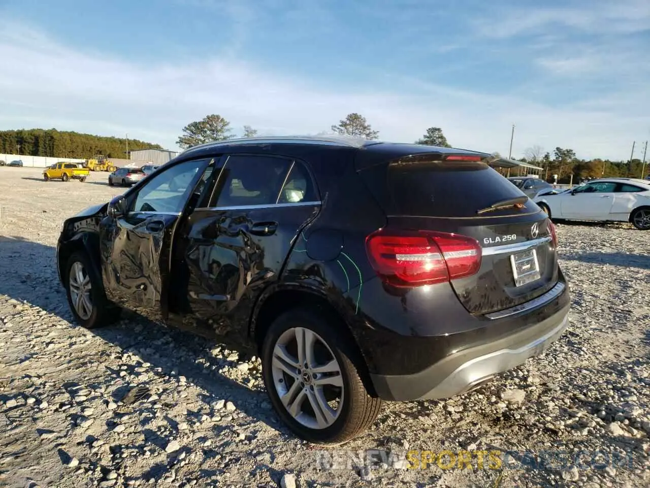 3 fotografías del automóvil dañado WDCTG4EB7LU023678 MERCEDES-BENZ GLA-CLASS 2020