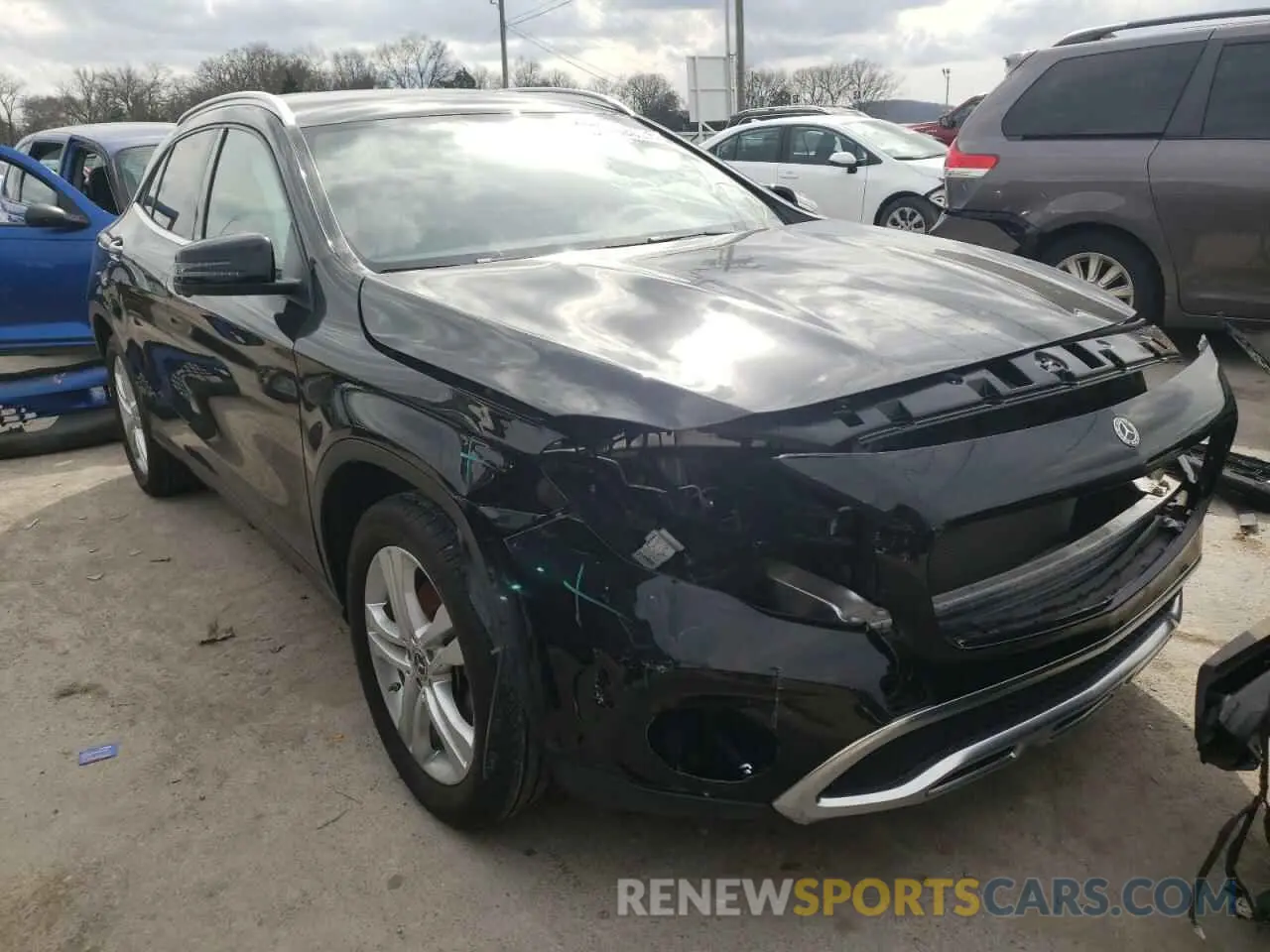 1 fotografías del automóvil dañado WDCTG4EB8LU028355 MERCEDES-BENZ GLA-CLASS 2020