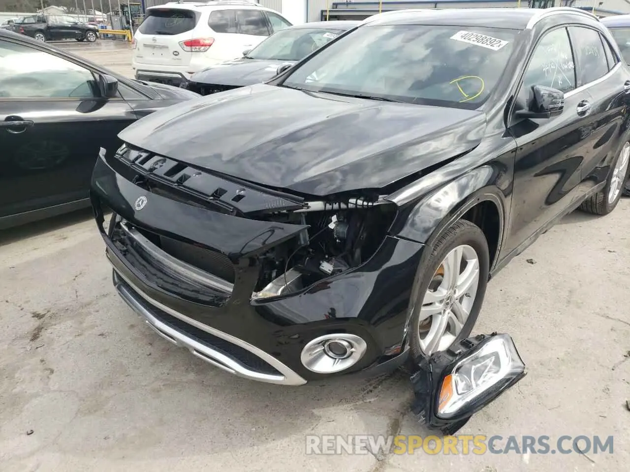 9 fotografías del automóvil dañado WDCTG4EB8LU028355 MERCEDES-BENZ GLA-CLASS 2020