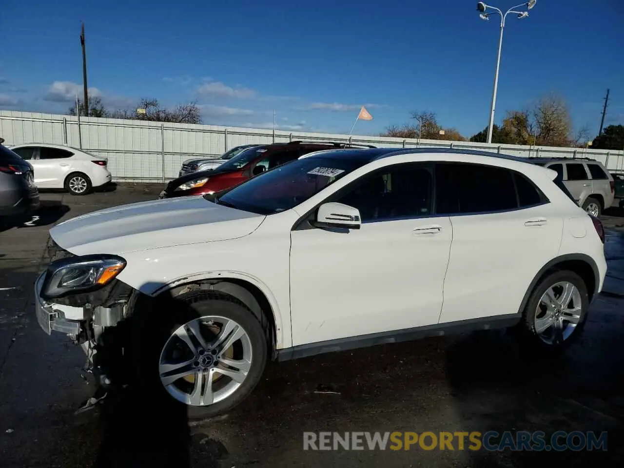 1 fotografías del automóvil dañado WDCTG4GB0LU022174 MERCEDES-BENZ GLA-CLASS 2020