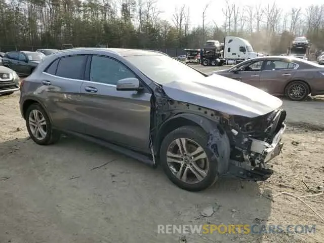 4 fotografías del automóvil dañado WDCTG4GB6LJ666005 MERCEDES-BENZ GLA-CLASS 2020