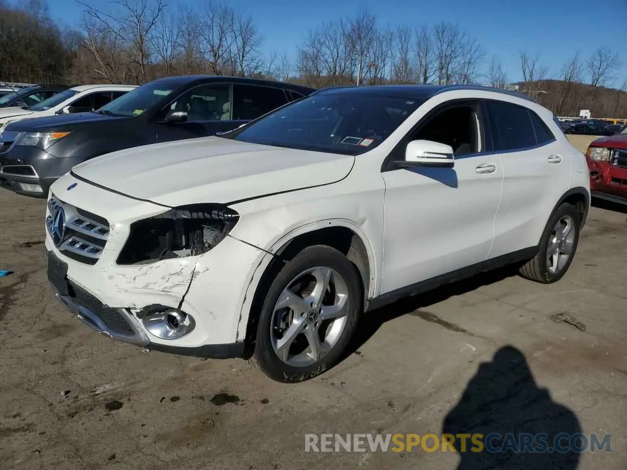 1 fotografías del automóvil dañado WDCTG4GB7LU027680 MERCEDES-BENZ GLA-CLASS 2020
