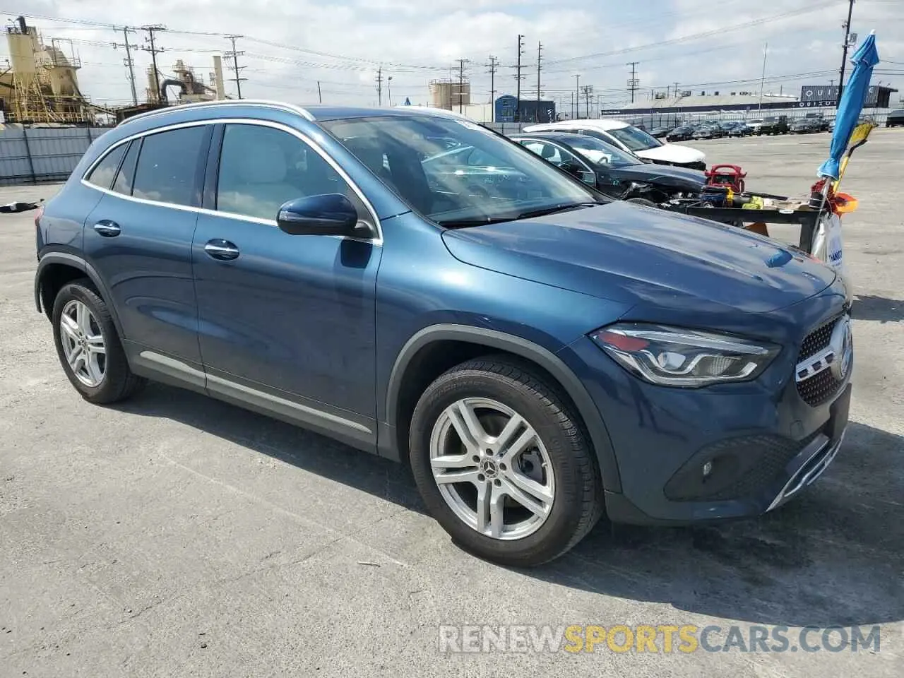 4 fotografías del automóvil dañado W1N4N4GB1MJ166618 MERCEDES-BENZ GLA-CLASS 2021