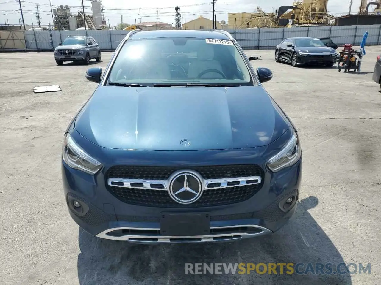 5 fotografías del automóvil dañado W1N4N4GB1MJ166618 MERCEDES-BENZ GLA-CLASS 2021