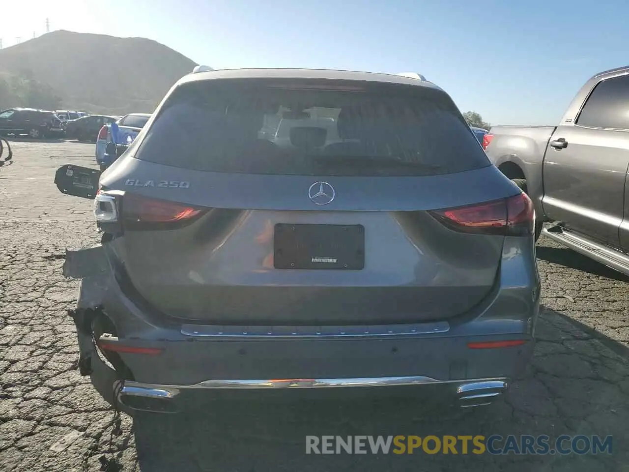 6 fotografías del automóvil dañado W1N4N4GB1MJ192653 MERCEDES-BENZ GLA-CLASS 2021
