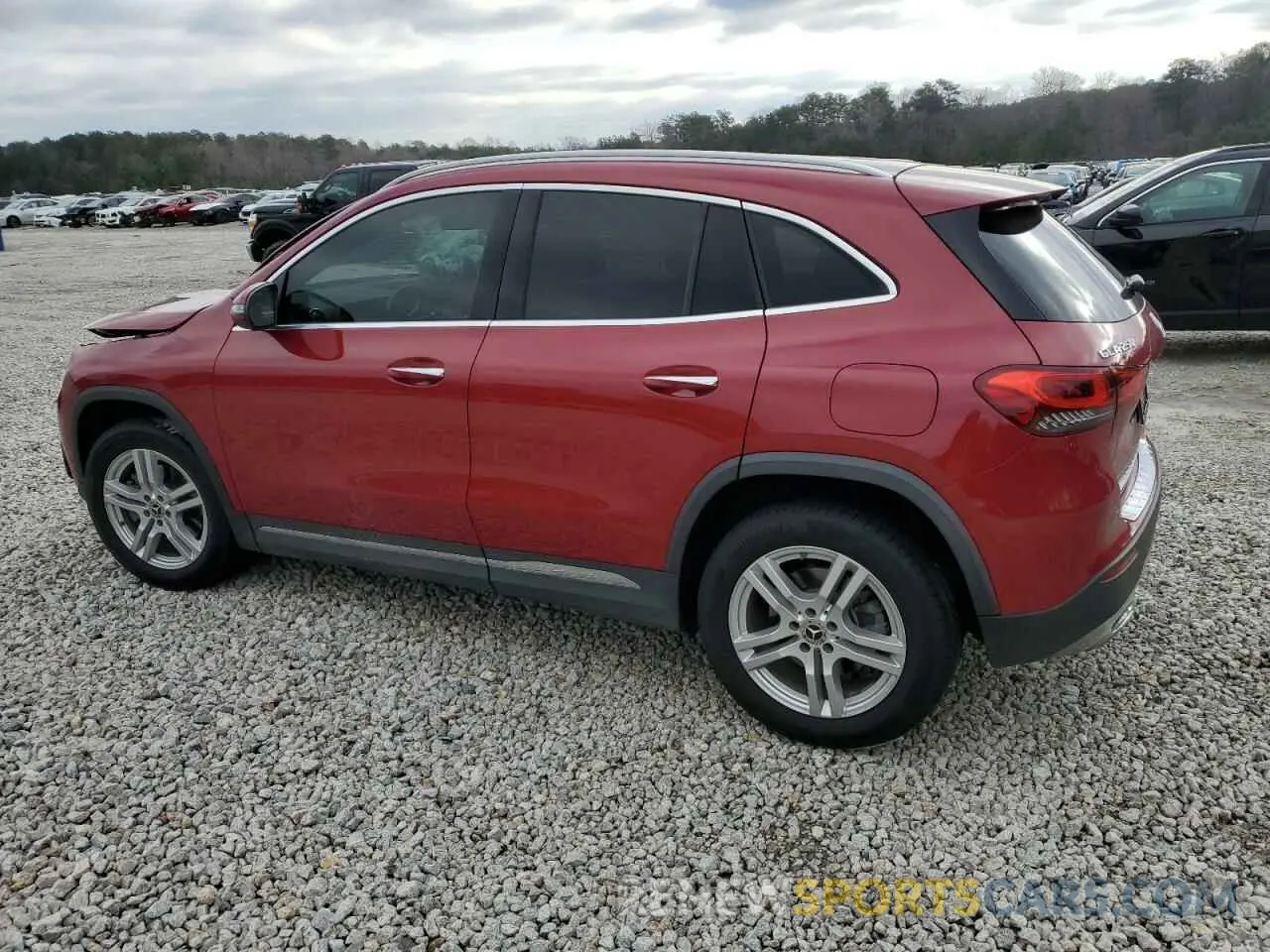 2 fotografías del automóvil dañado W1N4N4GB2MJ272866 MERCEDES-BENZ GLA-CLASS 2021