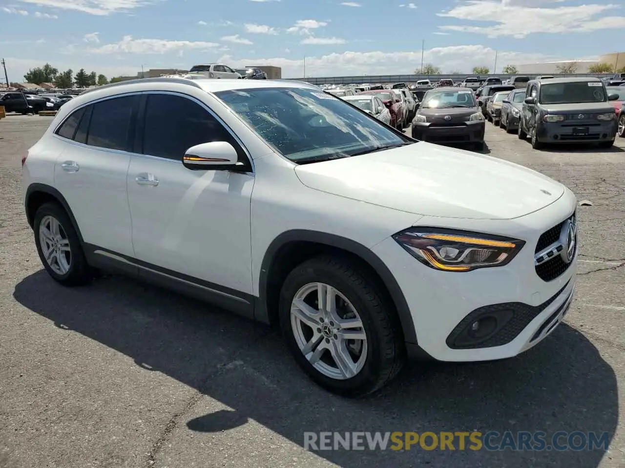 4 fotografías del automóvil dañado W1N4N4GB3MJ212269 MERCEDES-BENZ GLA-CLASS 2021