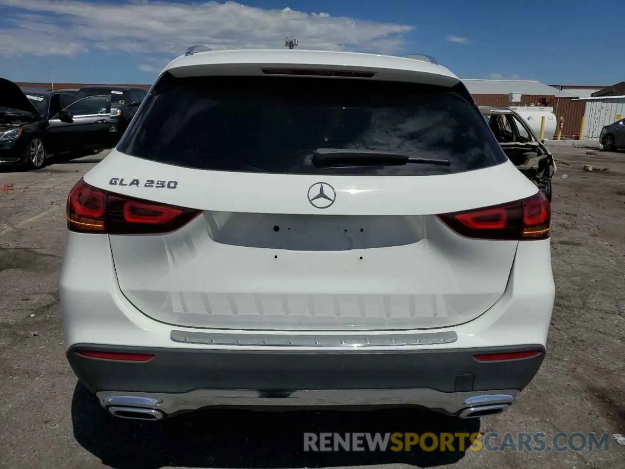6 fotografías del automóvil dañado W1N4N4GB3MJ212269 MERCEDES-BENZ GLA-CLASS 2021