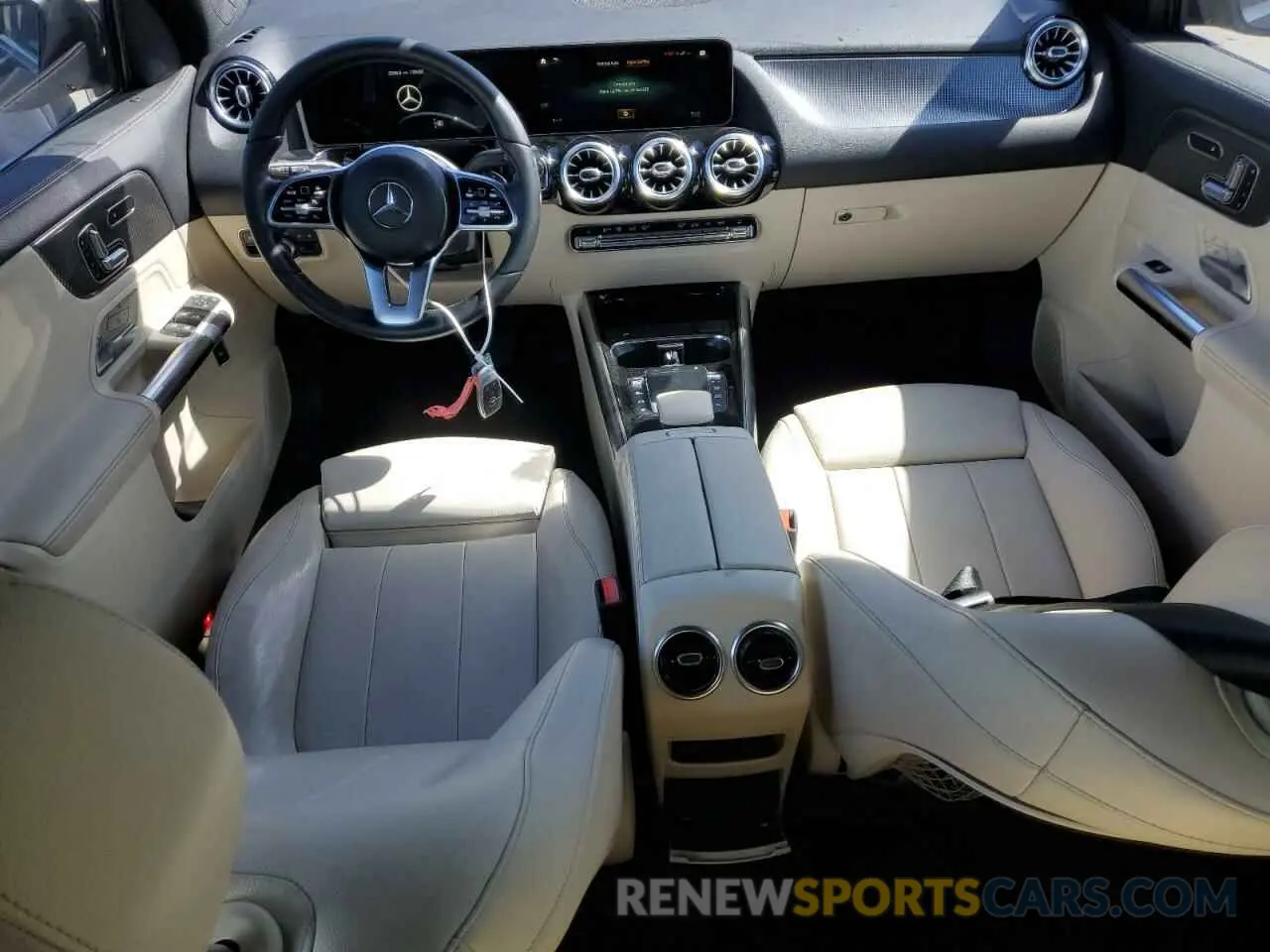 8 fotografías del automóvil dañado W1N4N4GB4MJ133094 MERCEDES-BENZ GLA-CLASS 2021