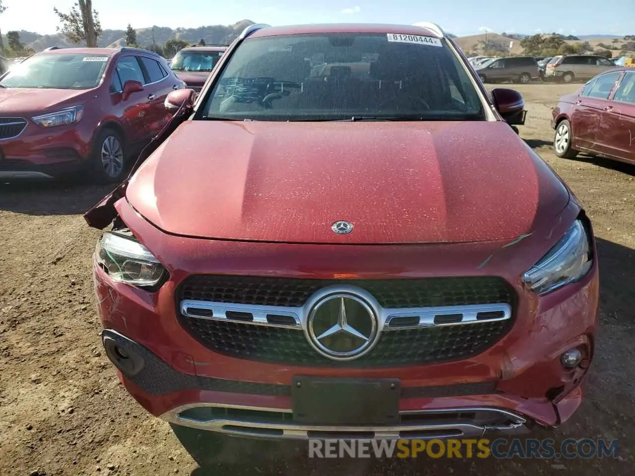 5 fotografías del automóvil dañado W1N4N4GB4MJ153457 MERCEDES-BENZ GLA-CLASS 2021