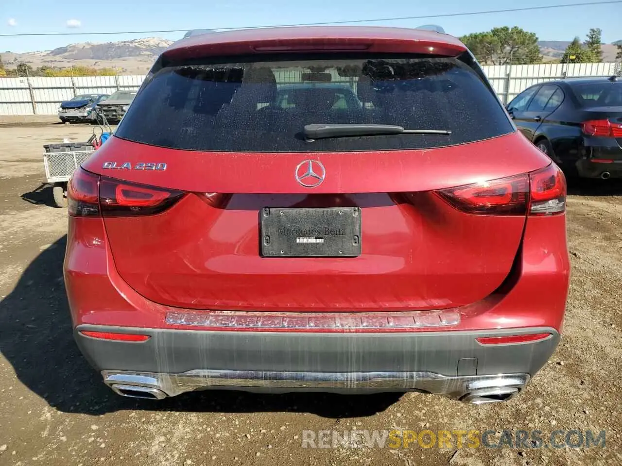 6 fotografías del automóvil dañado W1N4N4GB4MJ153457 MERCEDES-BENZ GLA-CLASS 2021