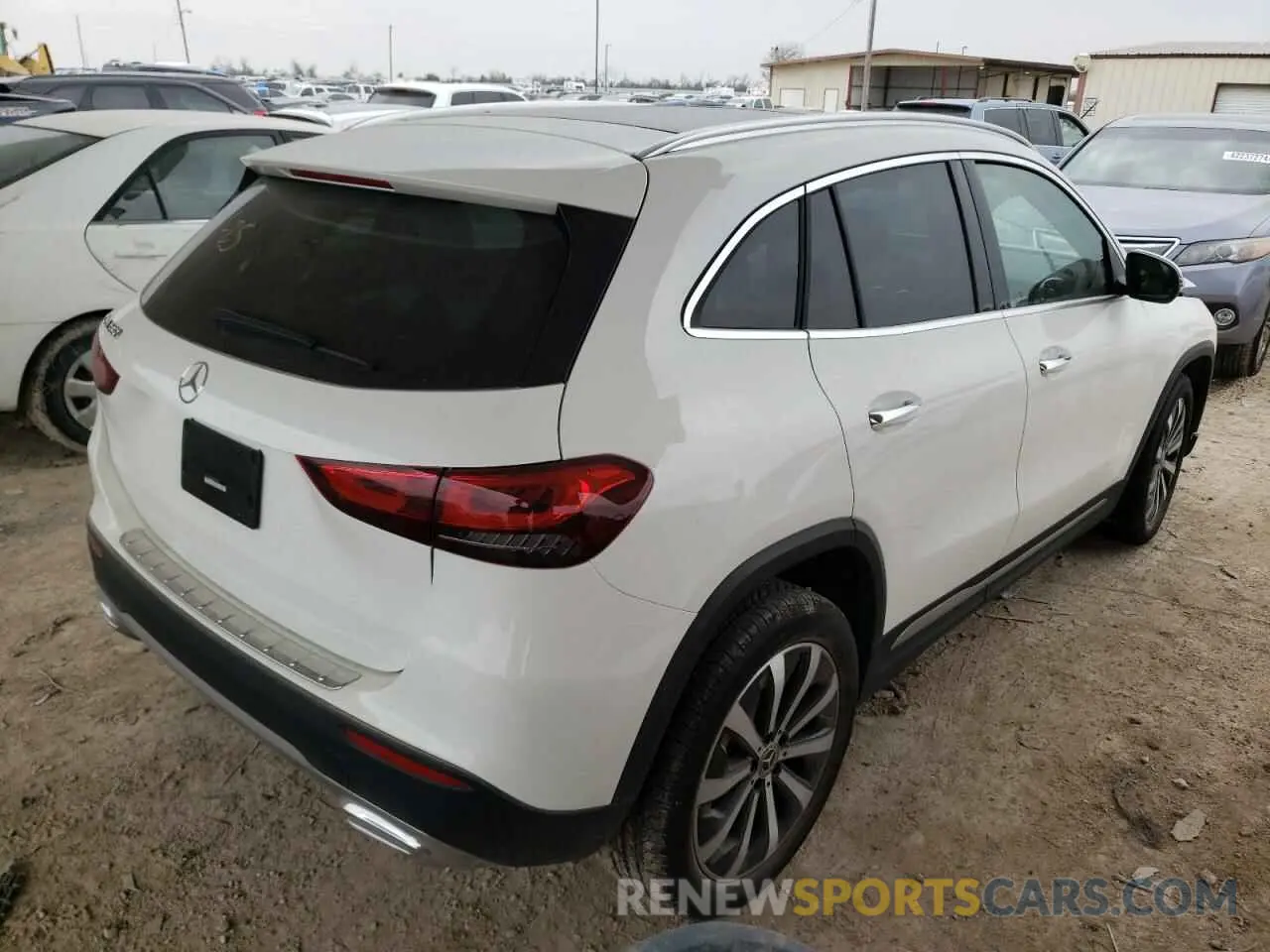 3 fotografías del automóvil dañado W1N4N4GB5MJ217845 MERCEDES-BENZ GLA-CLASS 2021