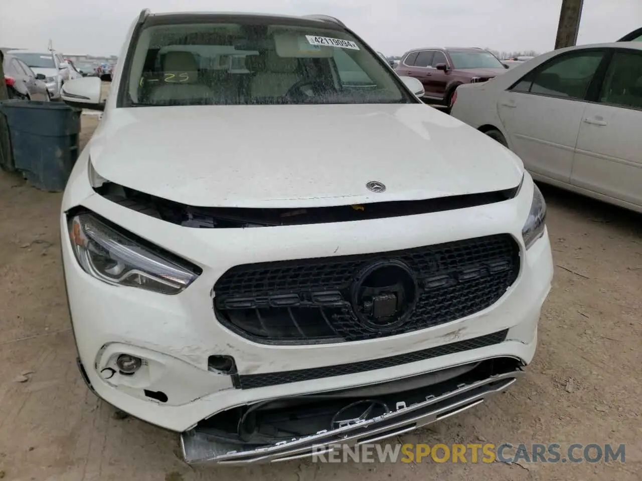 5 fotografías del automóvil dañado W1N4N4GB5MJ217845 MERCEDES-BENZ GLA-CLASS 2021