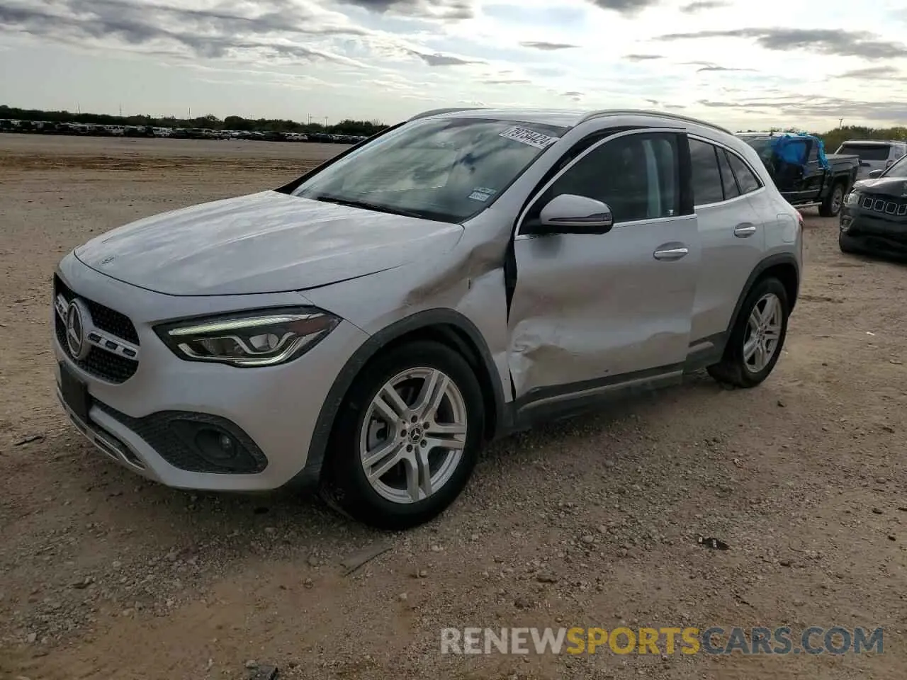1 fotografías del automóvil dañado W1N4N4GB6MJ245931 MERCEDES-BENZ GLA-CLASS 2021