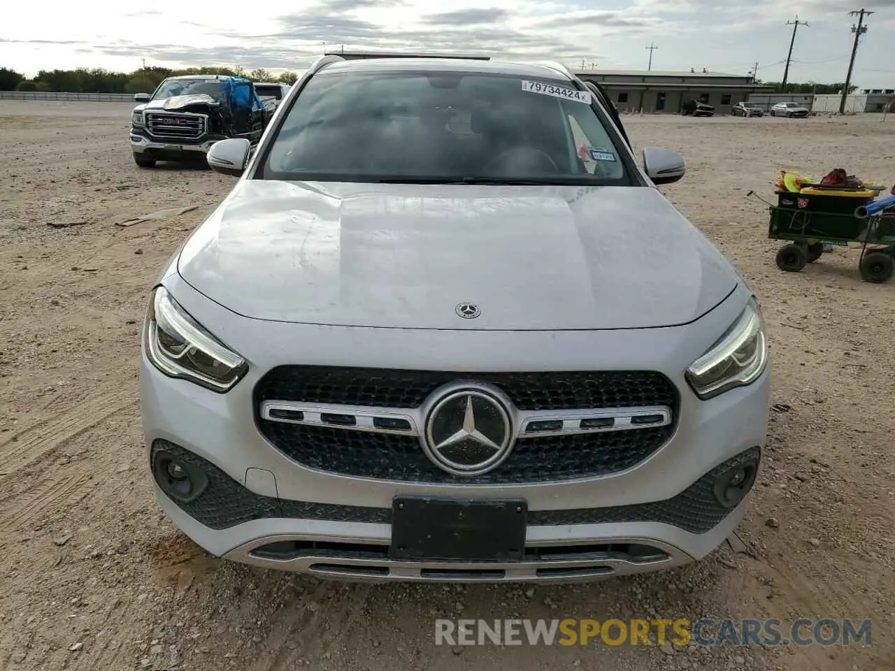 5 fotografías del automóvil dañado W1N4N4GB6MJ245931 MERCEDES-BENZ GLA-CLASS 2021