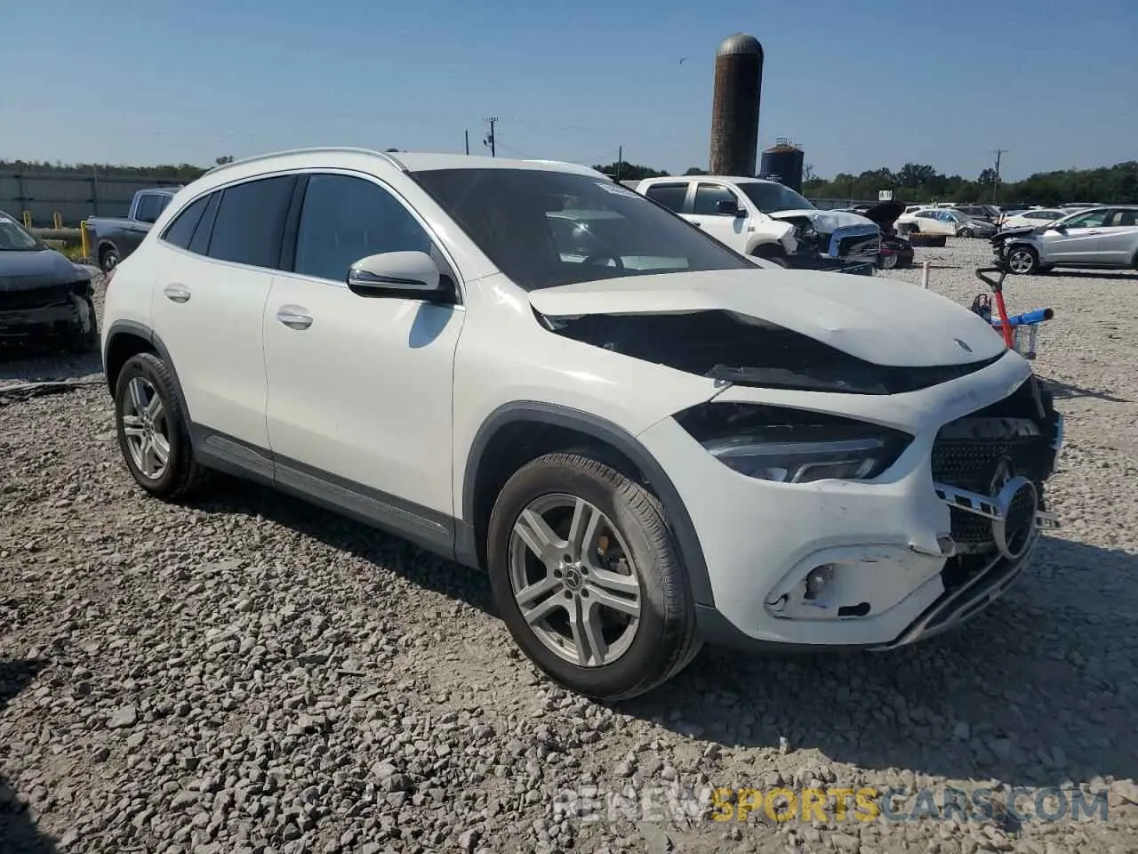 4 fotografías del automóvil dañado W1N4N4GB8MJ228290 MERCEDES-BENZ GLA-CLASS 2021
