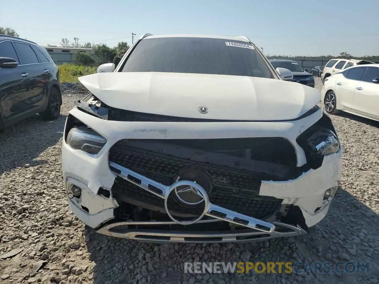 5 fotografías del automóvil dañado W1N4N4GB8MJ228290 MERCEDES-BENZ GLA-CLASS 2021