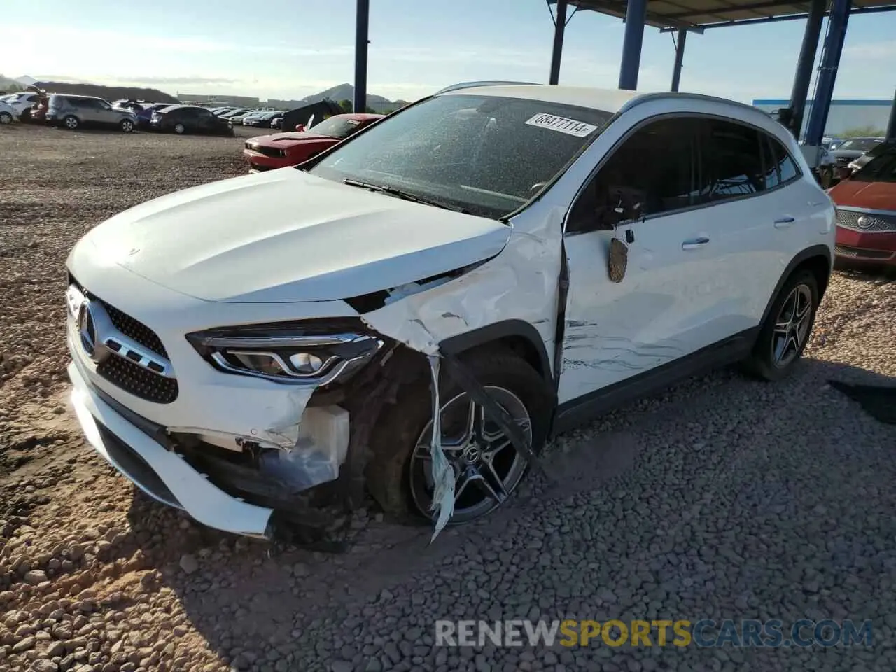 1 fotografías del automóvil dañado W1N4N4GB9MJ220697 MERCEDES-BENZ GLA-CLASS 2021